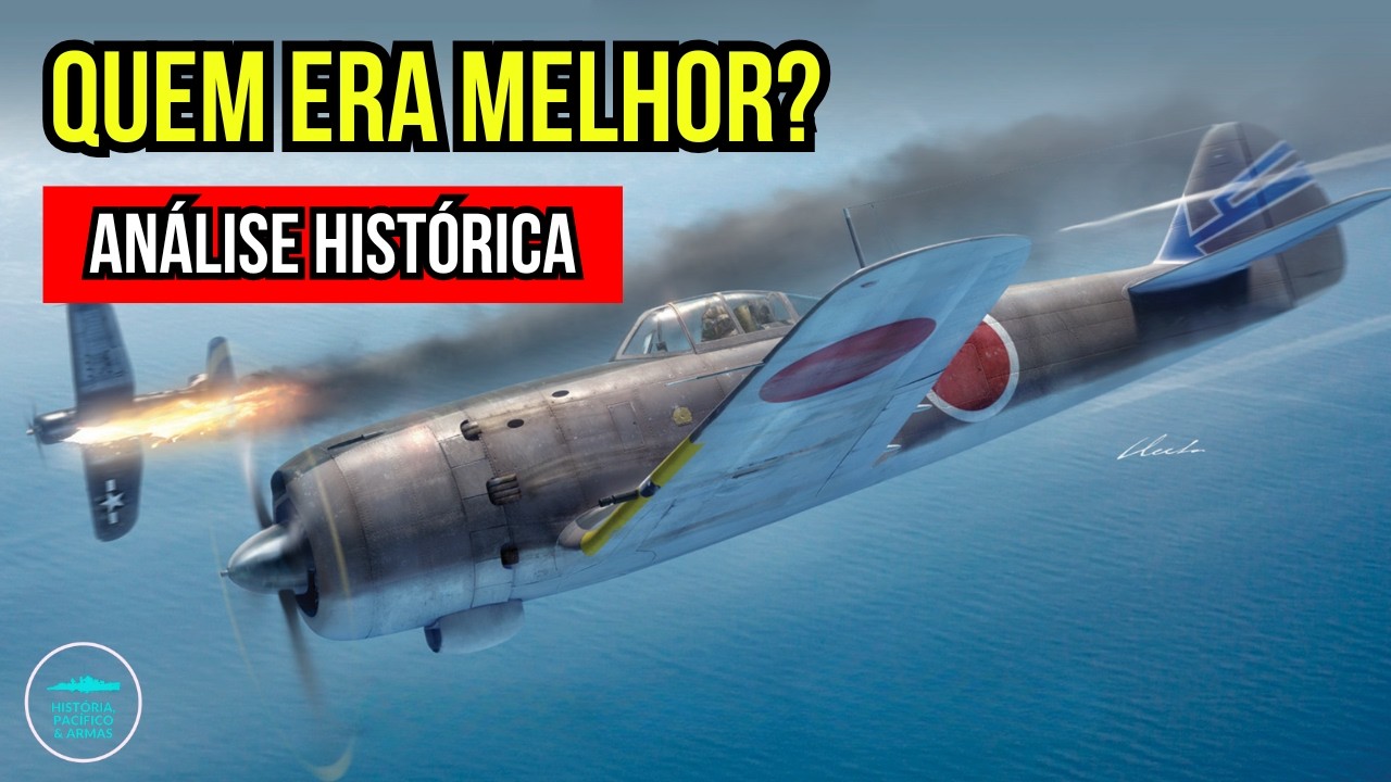 F4U Corsair vs Ki-84 Hayate – A BATALHA Final nos céus do Pacífico