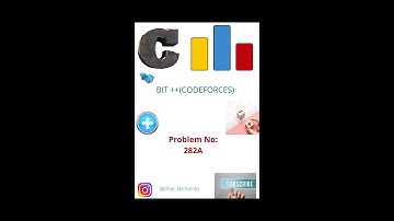 BIT++ codeforces problem no: 282A