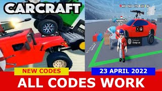 *ALL CODES WORK* [CODE] Carcraft ROBLOX | April 23, 2022