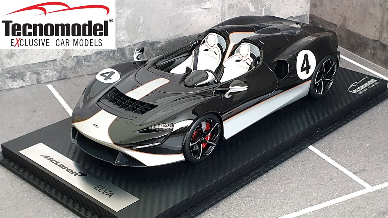 REVIEW: Tecnomodel 1:18 McLaren Elva - Black / M1A Heritage Livery