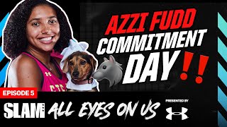 Azzi Fudd COMMITMENT DAY BTS of the Entire Day!!! | All Eyes On Us presented by UA