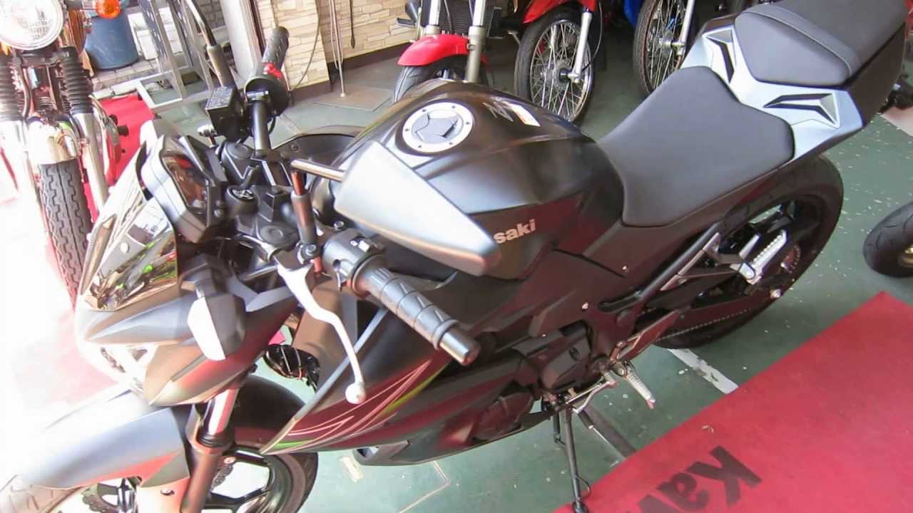 カワサキバイク紹介】2013モデル Z250 リバーサイドのライダー 