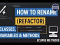 ✍️⚡ SC)NO09 — How To Rename (Refactor) Classes, Variables & Methods | Eclipse IDE Tricks 🖥️⌨️ | Thop
