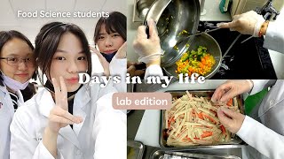 Days in my life as a food science student| lab days| Taylor's University |