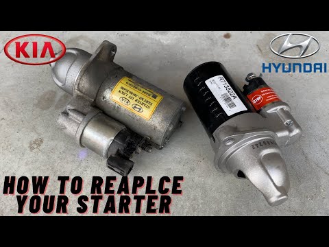 How To Replace Starter On 2007 – 2018 Hyundai 2.4L – Santa Fe Sport – Sonata –