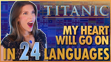 1 GIRL 24 LANGUAGES - My Heart Will Go On - Céline Dion-TITANIC (Multi-language Cover by Eline Vera)