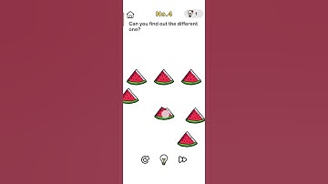 Brain Out Level 4 Can you find out different one Walkthrough solution #shorts