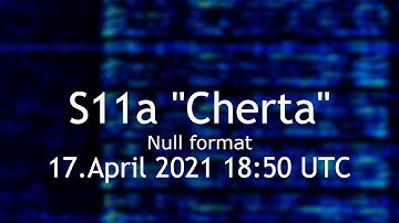 S11a "Cherta" number station 17.April 2021 18:50 UTC