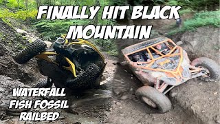 Black Mountain Offroad Park | Waterfall Railbed and Fish Fossil | Testing the New Can Am X3 DIFF