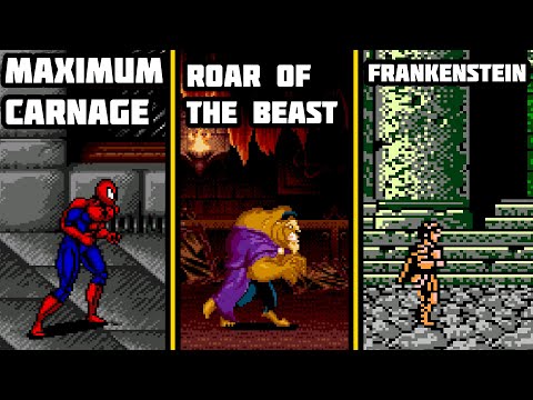 Видео: Maximum Carnage, Roar of the Beast, Frankenstein - Ретро Стрим Sega Dendy nes PS1 Ностальгия