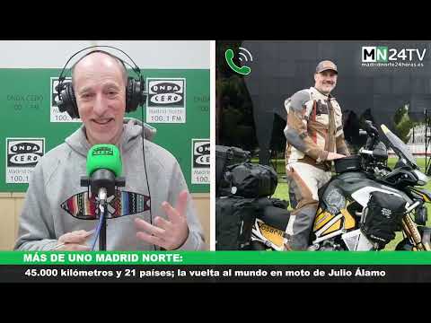 45 000 kil&oacute;metros y 21 pa&iacute;ses; la vuelta al mundo en moto de Julio &Aacute;lamo