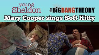 Mary Cooper sings “Soft Kitty” to sick Sheldon | The Coopers screenshot 1