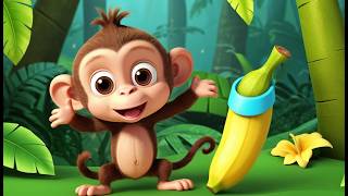 Oops! Monkey Scientist Grows a Mega Banana | Fun Kids Nursery Rhyme Animation