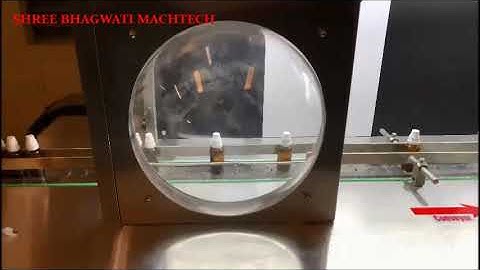 Dropper bottle inner plug pressing, capping, inspection table machine