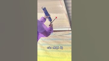 WoW!! Chống Nóng Mái Tôn Hiệu Quả Với Foam Cách Nhiệt - Thật Dễ Dàng #shorts