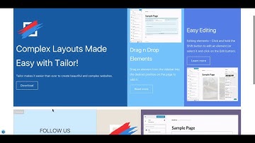 Nested Rows or Columns in Tailor Page Builder - Quick Demo