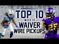 Top 10 Waiver Wire Pickups for Week 13 (2020 Fantasy Football)