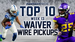 Top 10 Waiver Wire Pickups for Week 13 (2020 Fantasy Football)