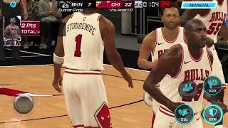 NBA2K Mobile: 5/11 gameplay (Curry on fire!)