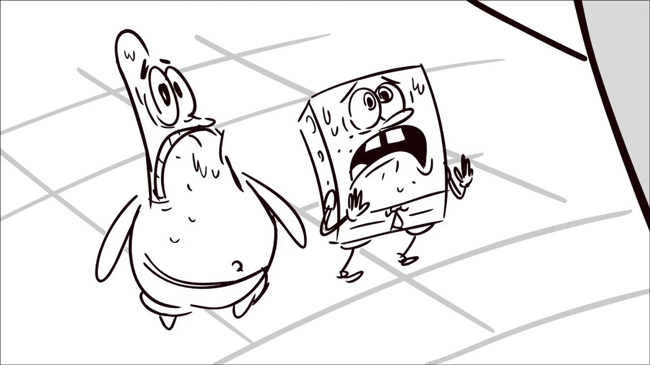 Ｔｒｉｋｉ－Ｔｒ 0 ｙ ! ! ! COMMISSIONS OPEN! on X: i found this cool storyboard  image of a episode of spongebob hehehe looks funny   / X