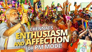 Chennai Cheers: PM Modi's vibrant roadshow delights people of Tamil Nadu