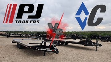 PJ VS Diamond C Showdown! Deckover Trailer Comparison