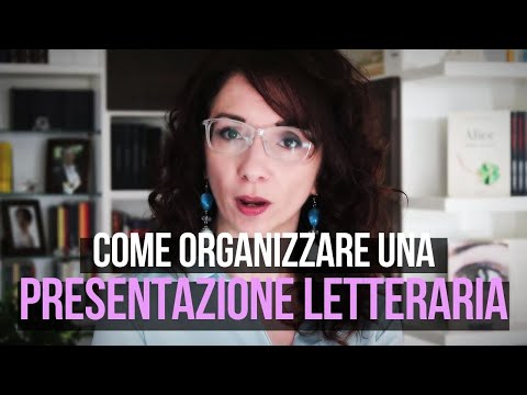 Video: Come Organizzare Una Serata Letteraria