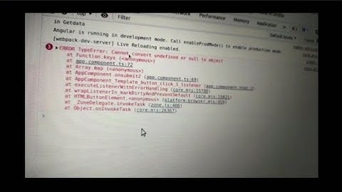 cannot convert undefined or null to object