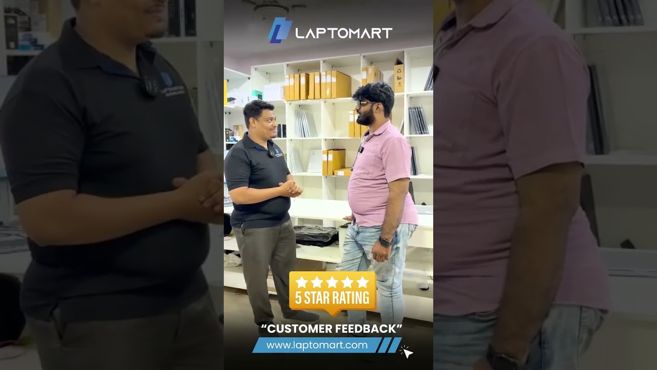 Happy customers, happy us! ⭐⭐⭐⭐⭐ At Laptomart