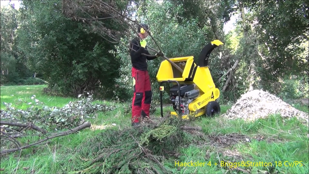 Test Haecksler 4 .Wie man die professionnele Gartenarbeit einfacher macht.