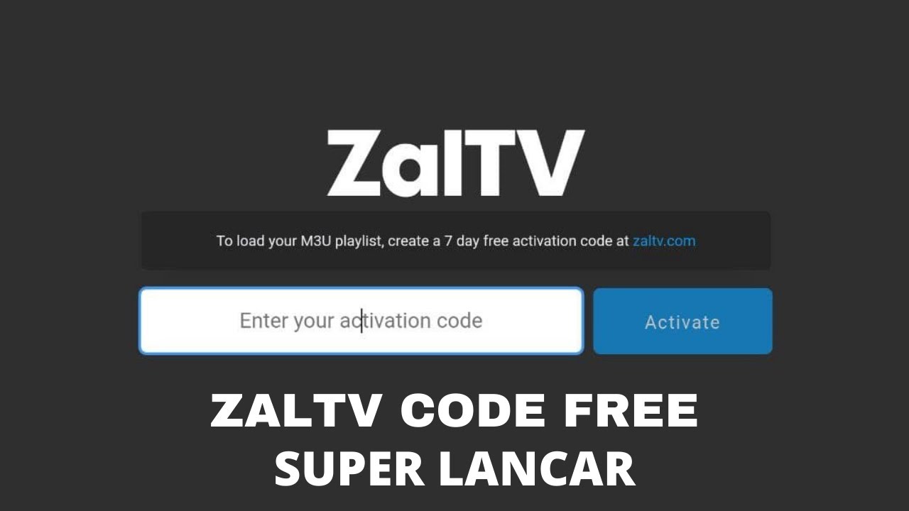 Free kode zaltv 1 minggu terbaru smoga bermanfaat YouTube