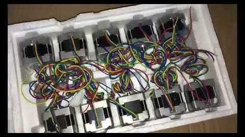 Шаговый двигатель FL39ST38-0504A видео 4k NEMA 16