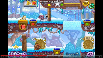 Snail Bob 6 levels 16-20 walkthrough all 3 stars collected in each level