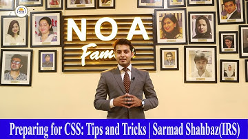 CSS 2022 | 86th Position | IRS | Sarmad Shahbaz Khan | NOA Digital