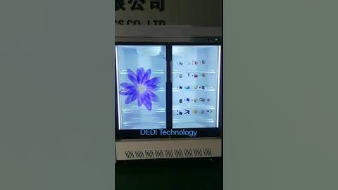 Dedi Transparent LCD fridge door for fridge showcase