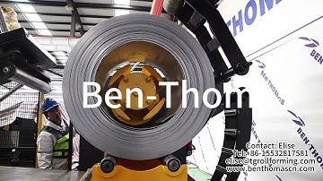 Automated rollforming line for C, Z, U Omega Sigma profiles | metal purlin roll forming mill