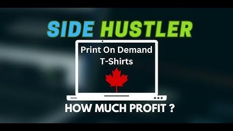 Etsy Print on Demand Cost Breakdown Canada