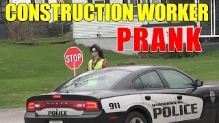 Construction Worker Prank with Manny the Mannequin