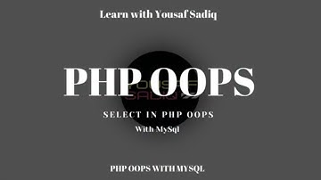 php oop crud part 3 | php oop mysql crud | PHP and MySql CRUD | select CRUD | PHP OOPS SELECT QUERY