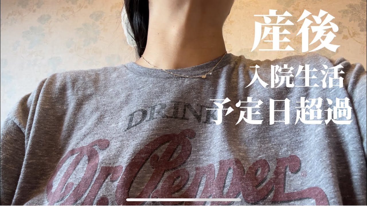 【VLOG】産後〜退院。自然分娩/第二子/予定日超過