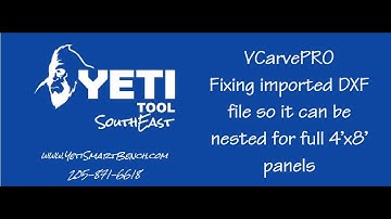 Correcting DXF for nesting in VCarvePRO