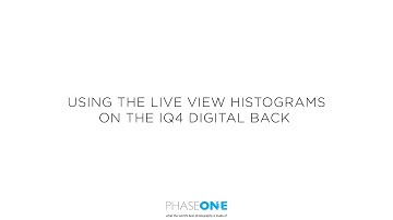 Support - Histograms available in the IQ4 | Phase One