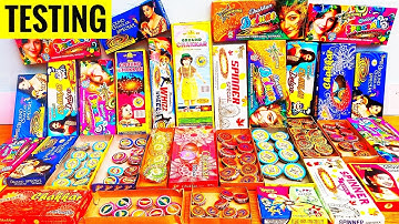 TESTING 15 DIFFERENT TYPES OF GROUND CHAKKAR | DIWALI CHAKKARI TESTING | DIWALI KE PATAKE | CRACKERS