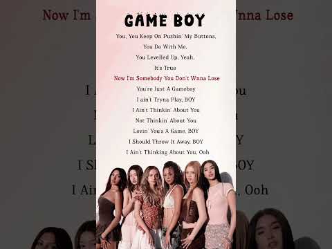 Katseye Gameboy Lyrics Katseye Gameboy