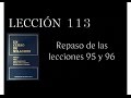 Lección 113 Un Curso de Milagros