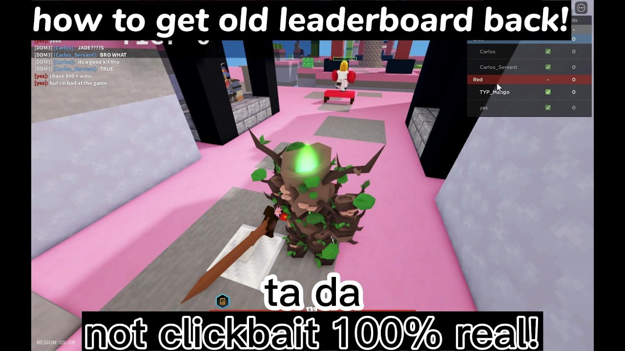 how-to-get-old-leaderboard-back-roblox-bedwars-youtube