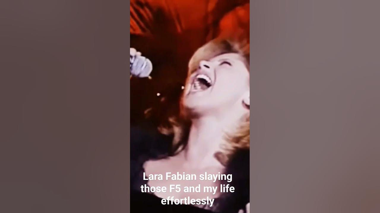 Lara Fabian slaying those high notes in Je T'Aime