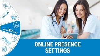 GoodX Web App - Online Presence Settings