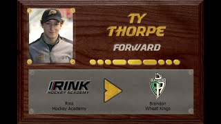 Ty Thorpe - Signed to WHL - Recruiting Video from Stand Out Sports