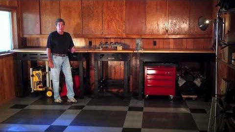 DIY Work Bench, Custom Work Bench, Build to YOUR correct work height